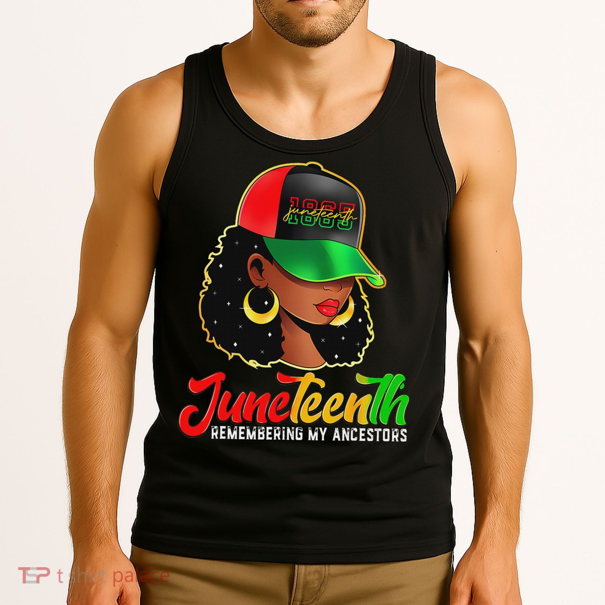 Black Women Junenth Remembering My Ancestors Tank Top