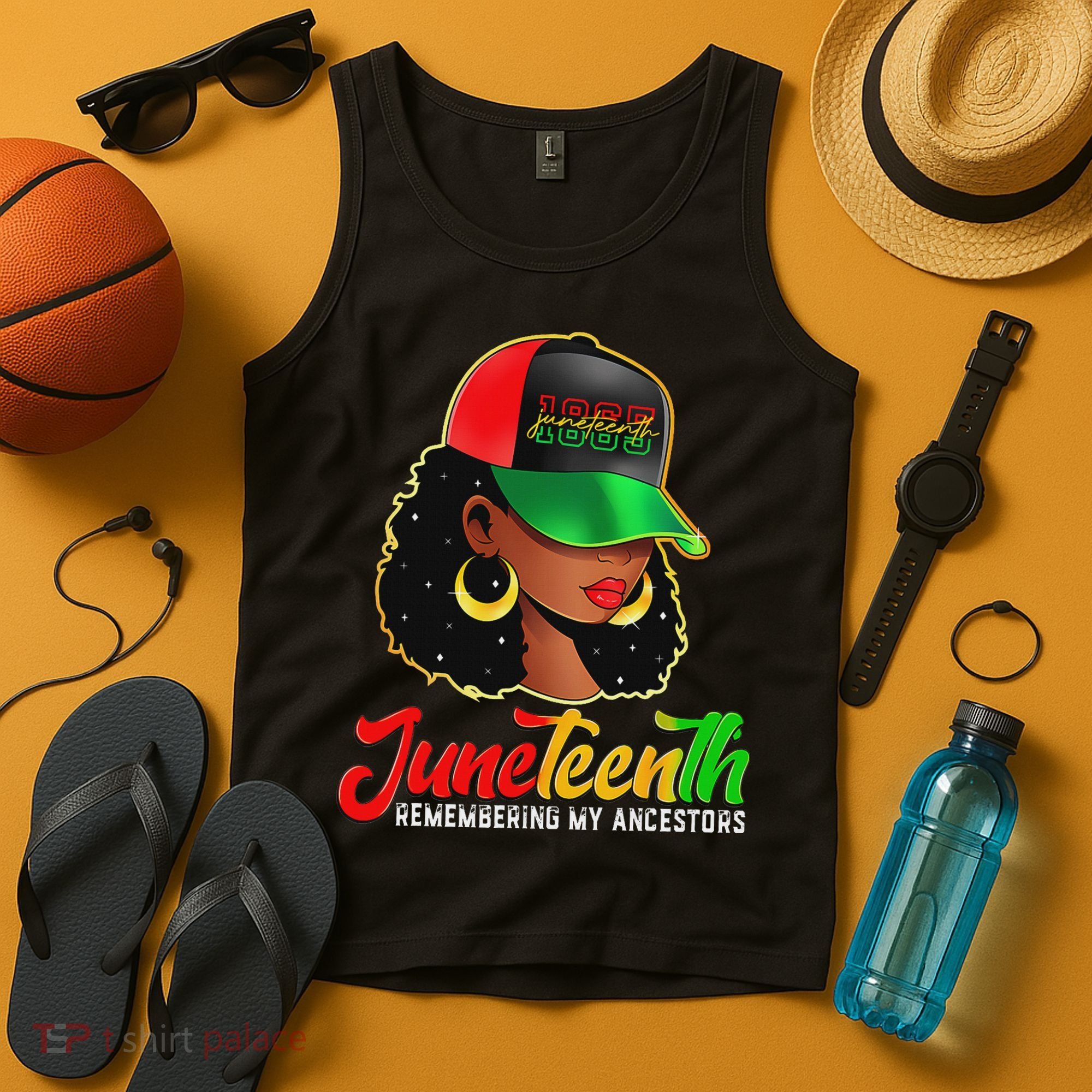 Black Women Junenth Remembering My Ancestors Tank Top