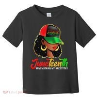 Black Women Junenth Remembering My Ancestors Toddler T-Shirt thumb 0