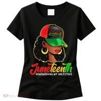 Black Women Junenth Remembering My Ancestors Women's T-Shirt thumb 0