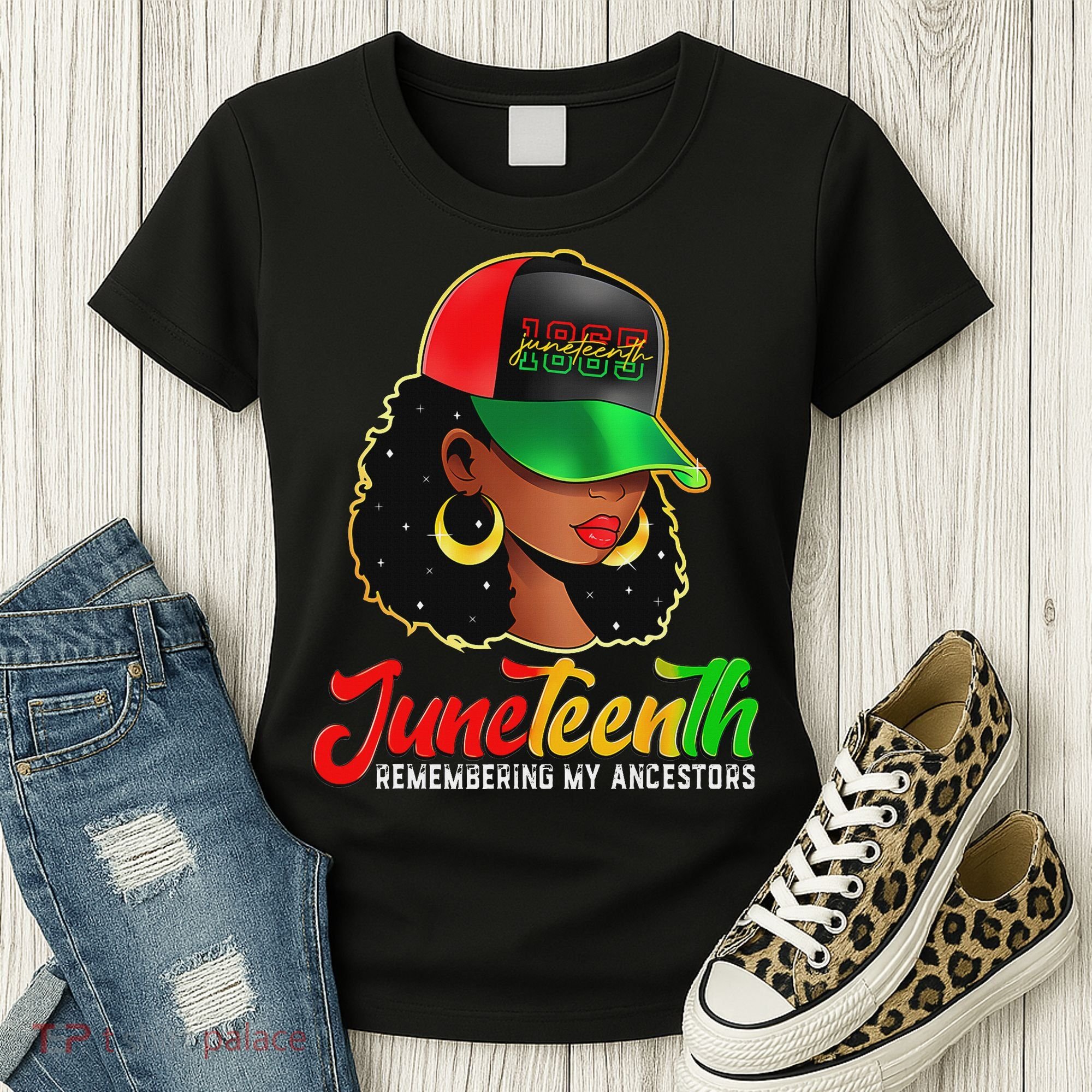 Black Women Junenth Remembering My Ancestors Women's T-Shirt