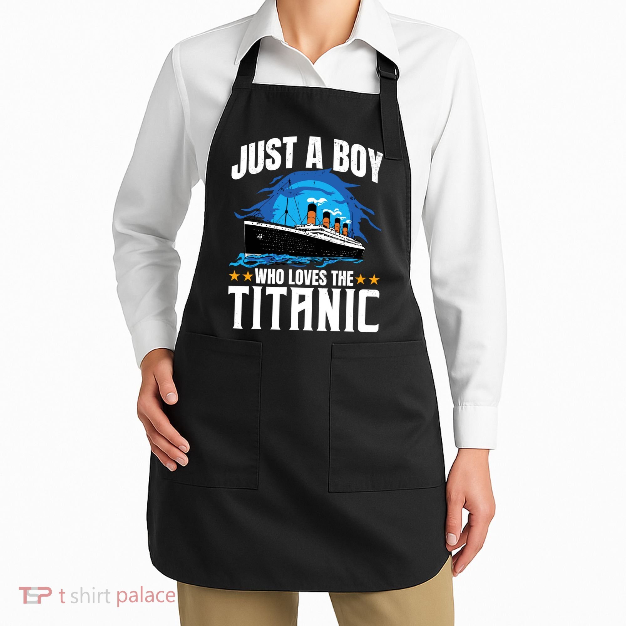 Boy Who Just Love The Rms Titanic Apron
