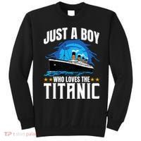 Boy Who Just Love The Rms Titanic Sweatshirt thumb 0
