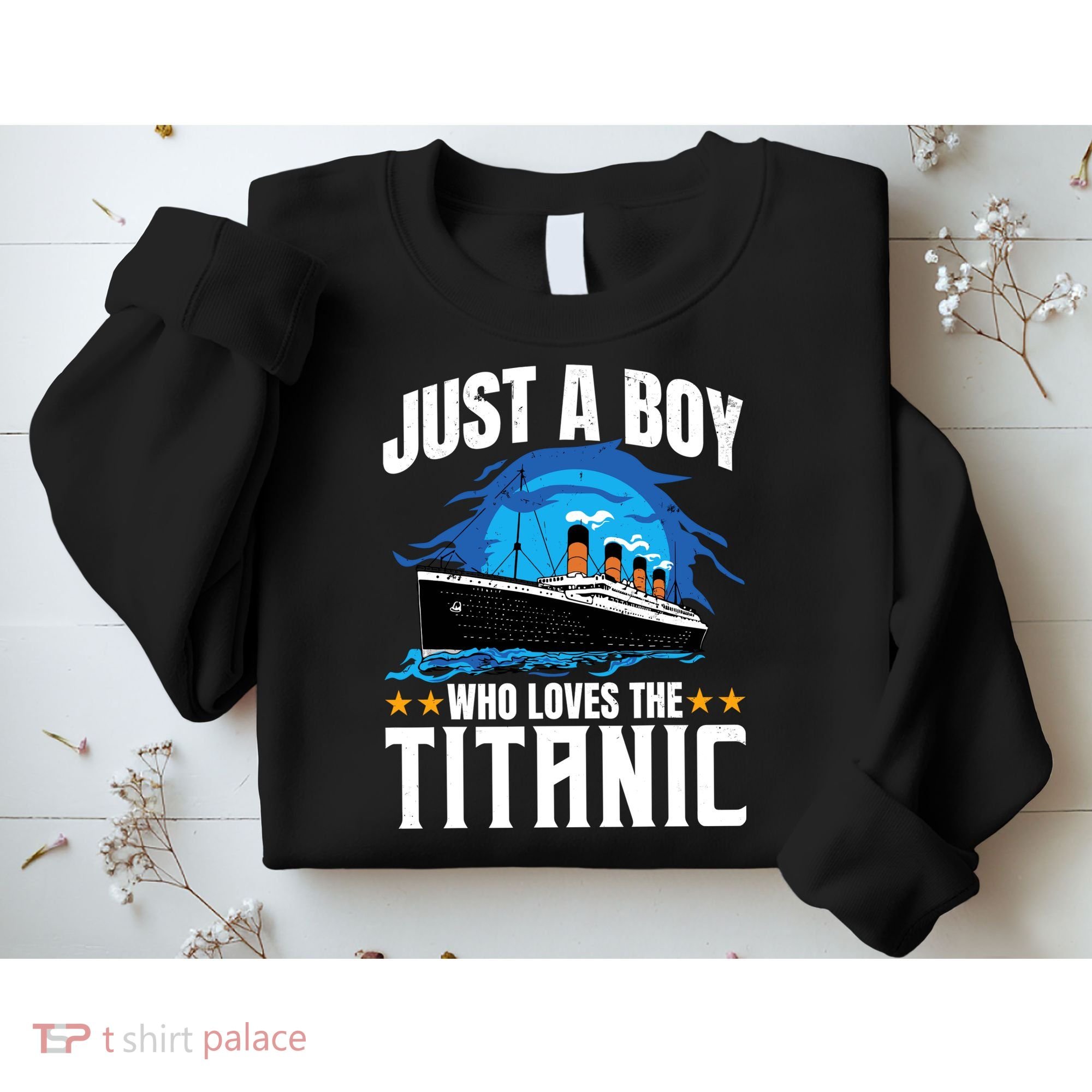 Boy Who Just Love The Rms Titanic Sweatshirt