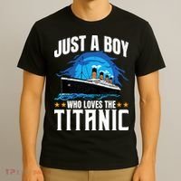 Boy Who Just Love The Rms Titanic T-Shirt thumb 3