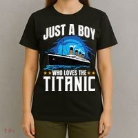 Boy Who Just Love The Rms Titanic T-Shirt thumb 4