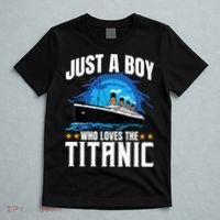 Boy Who Just Love The Rms Titanic T-Shirt thumb 5