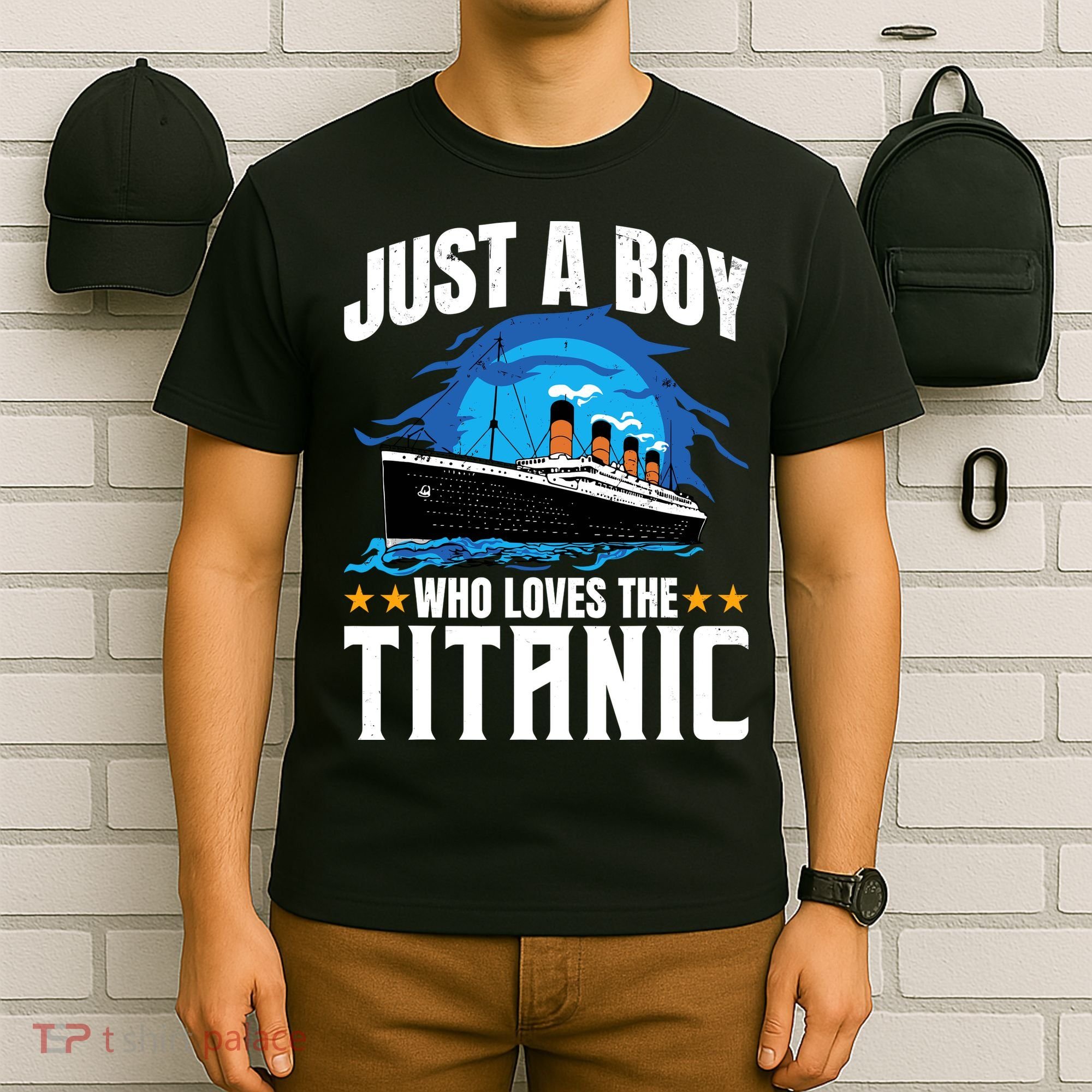 Boy Who Just Love The Rms Titanic T-Shirt