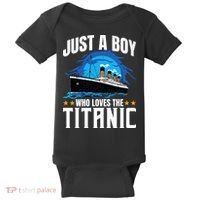 Boy Who Just Love The Rms Titanic Baby Bodysuit thumb 0