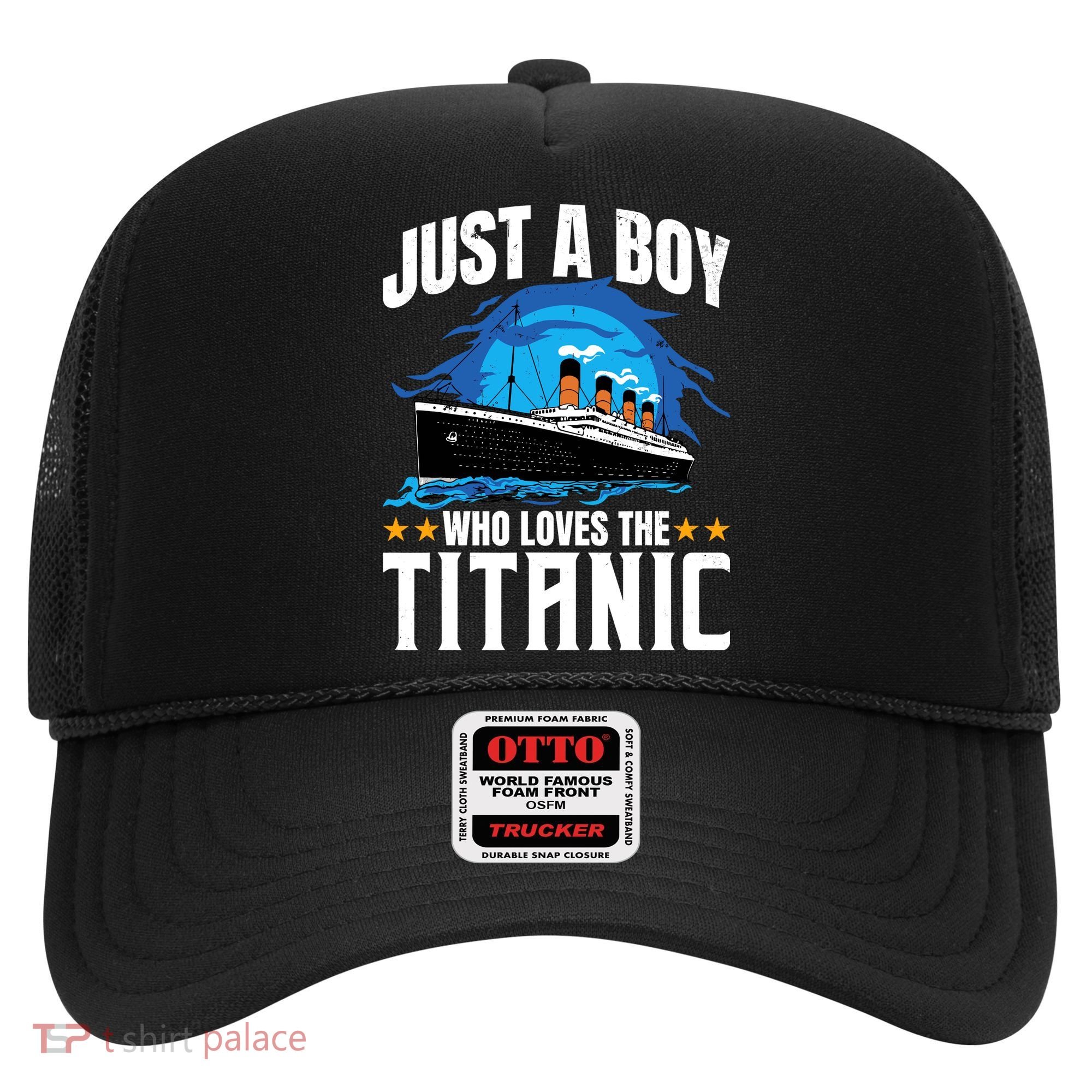 Boy Who Just Love The Rms Titanic Hat