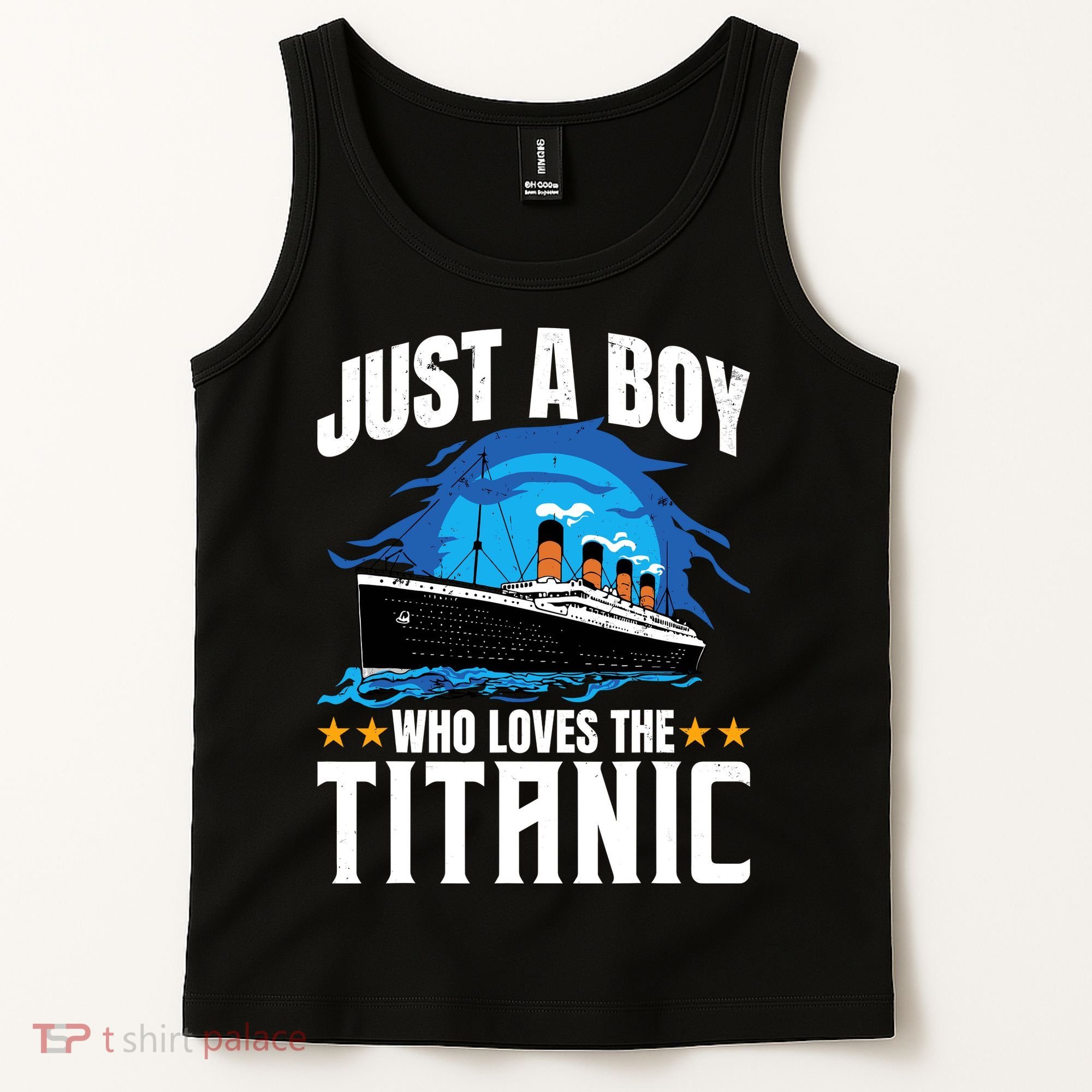 Boy Who Just Love The Rms Titanic Tank Top