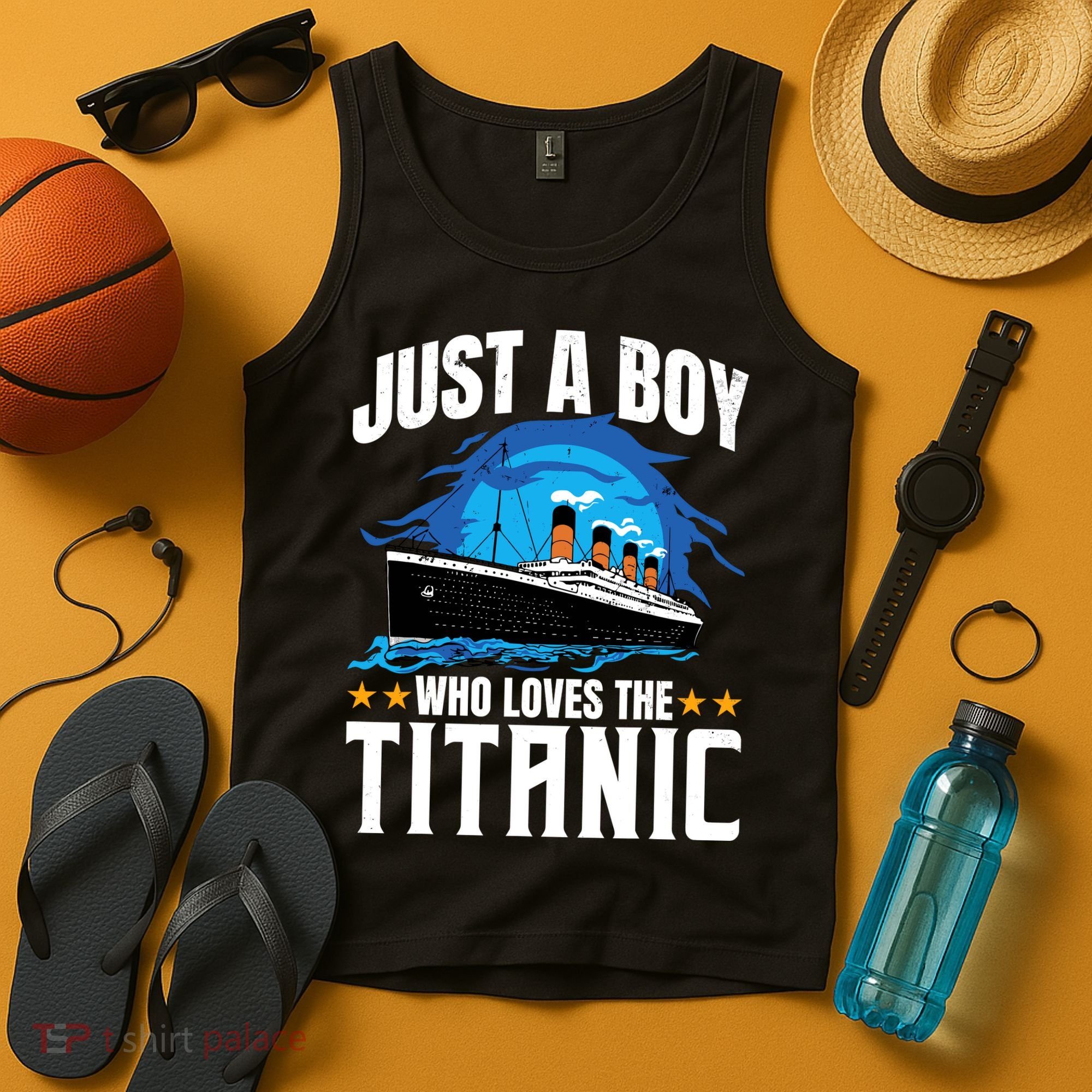 Boy Who Just Love The Rms Titanic Tank Top