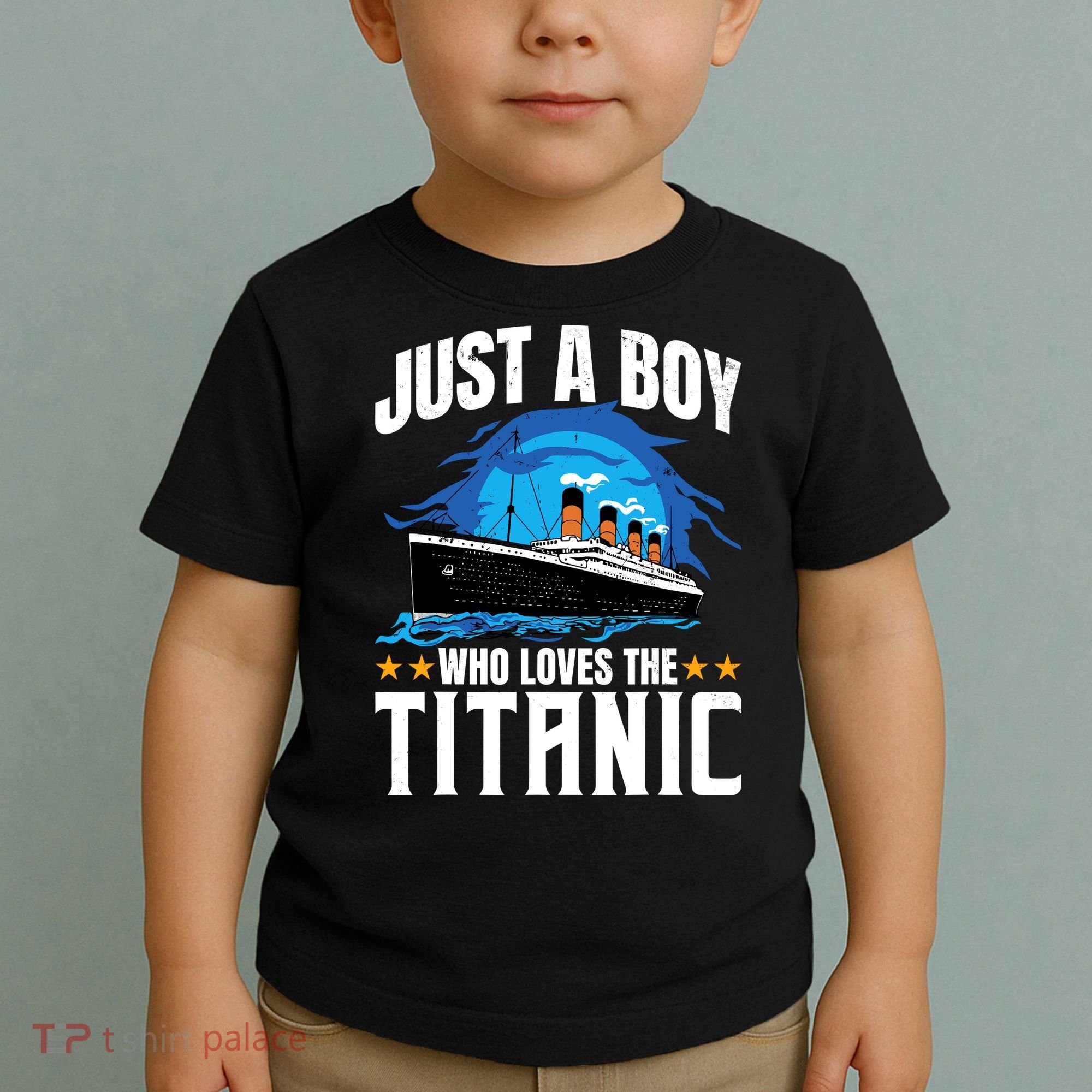 Boy Who Just Love The Rms Titanic Toddler T-Shirt