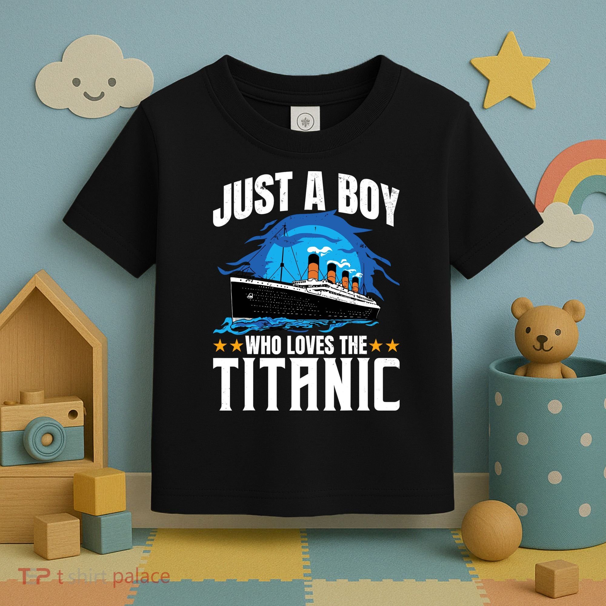 Boy Who Just Love The Rms Titanic Toddler T-Shirt