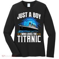 Boy Who Just Love The Rms Titanic Women's Long Sleeve Shirt thumb 0