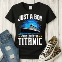 Boy Who Just Love The Rms Titanic Women's T-Shirt thumb 3