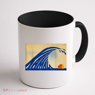 Blue Wave Kamala Funny Anti Trump Coffee Mug back