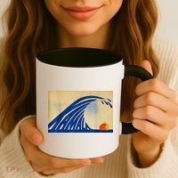 Blue Wave Kamala Funny Anti Trump Coffee Mug thumb 3