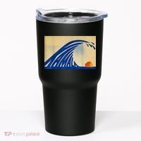 Blue Wave Kamala Funny Anti Trump Tumbler thumb 0
