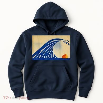 Blue Wave Kamala Funny Anti Trump Hoodie