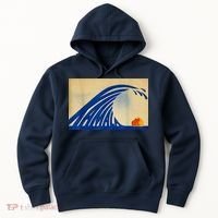Blue Wave Kamala Funny Anti Trump Hoodie thumb 0