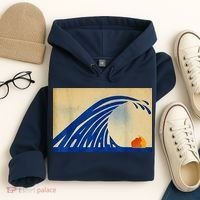 Blue Wave Kamala Funny Anti Trump Hoodie thumb 4
