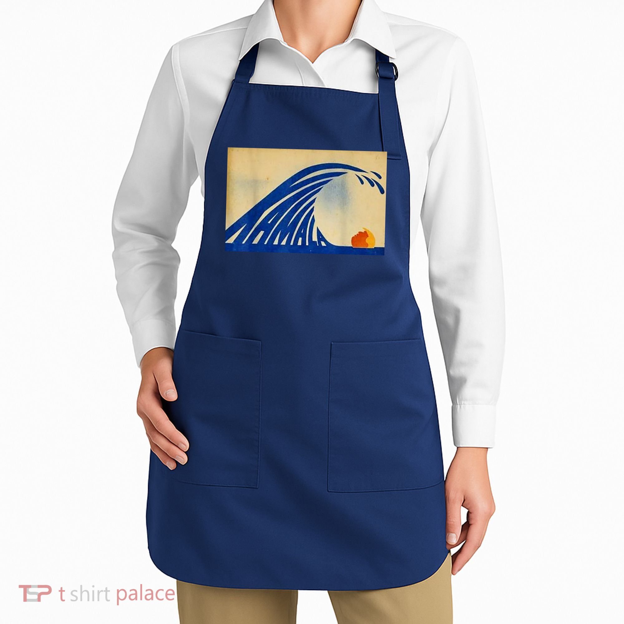 Blue Wave Kamala Funny Anti Trump Apron