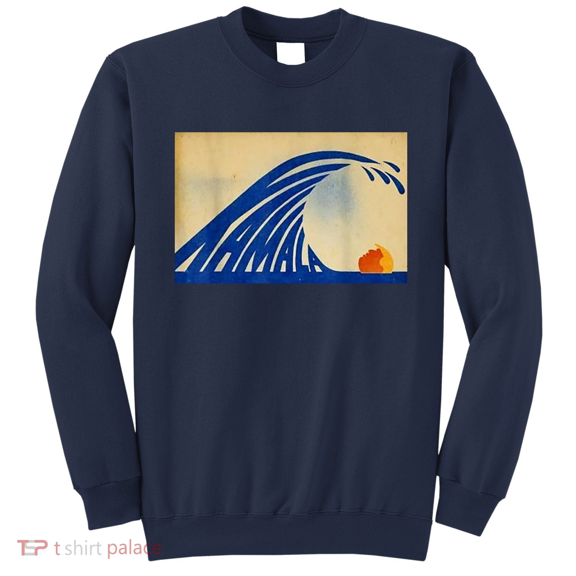 Blue Wave Kamala Funny Anti Trump Sweatshirt