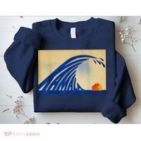 Blue Wave Kamala Funny Anti Trump Sweatshirt thumb 2