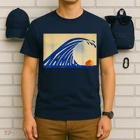 Blue Wave Kamala Funny Anti Trump T-Shirt thumb 6