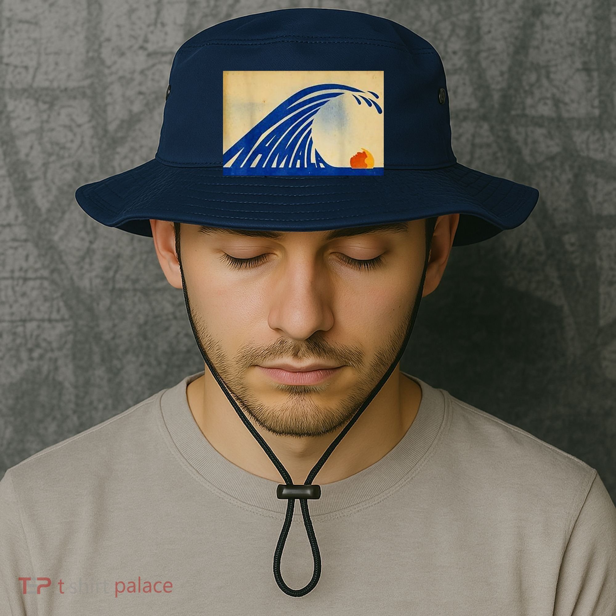 Blue Wave Kamala Funny Anti Trump Bucket Hat