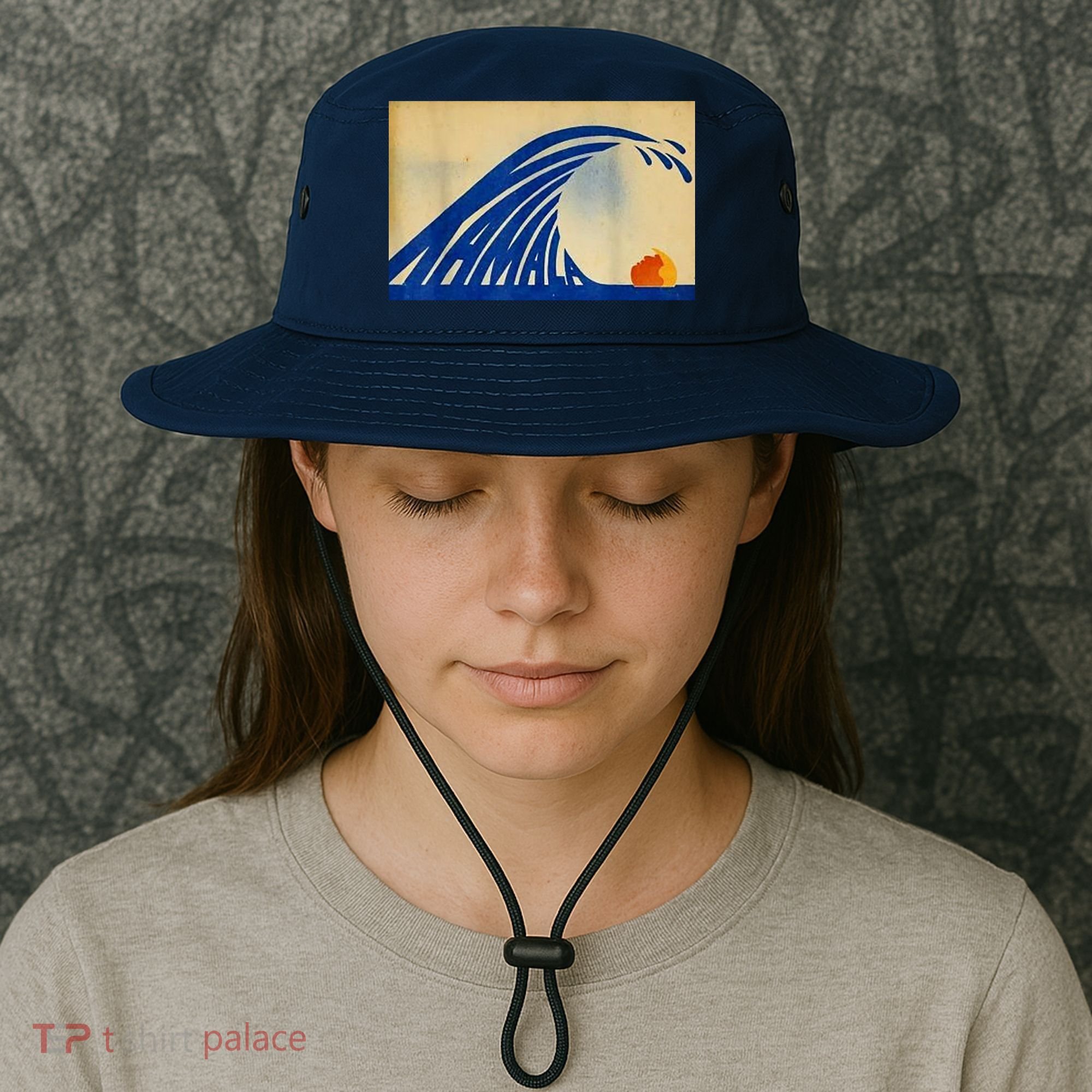 Blue Wave Kamala Funny Anti Trump Bucket Hat