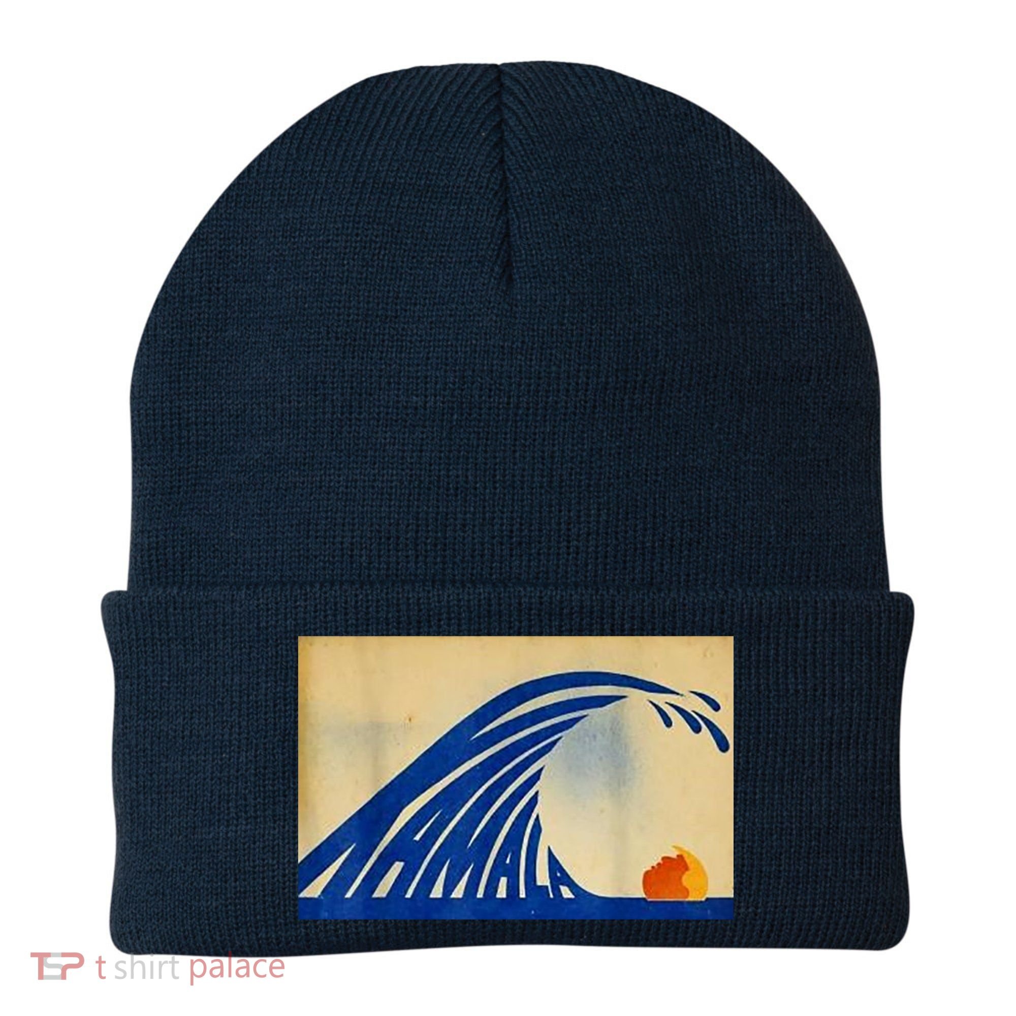Blue Wave Kamala Funny Anti Trump Beanie