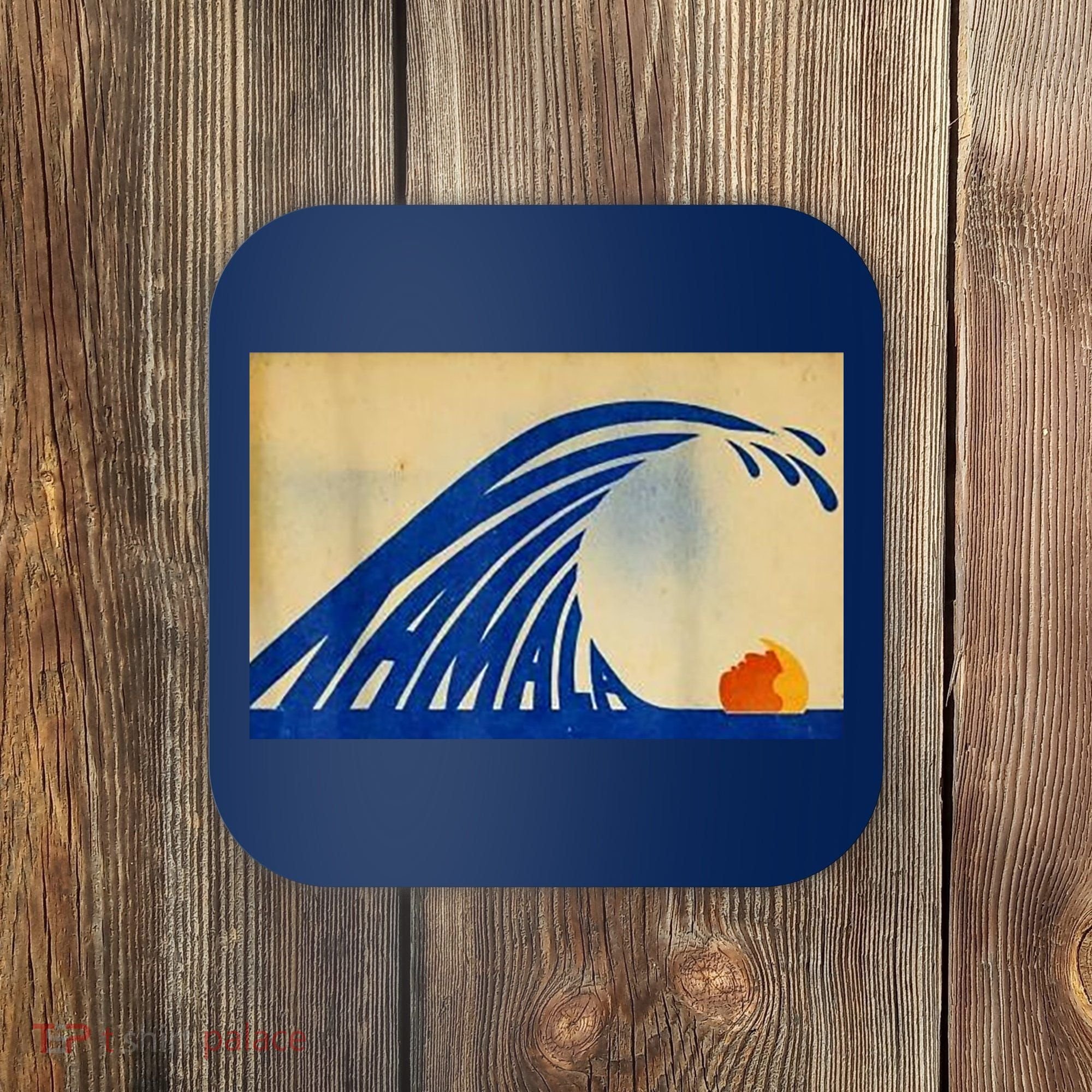 Blue Wave Kamala Funny Anti Trump Coaster