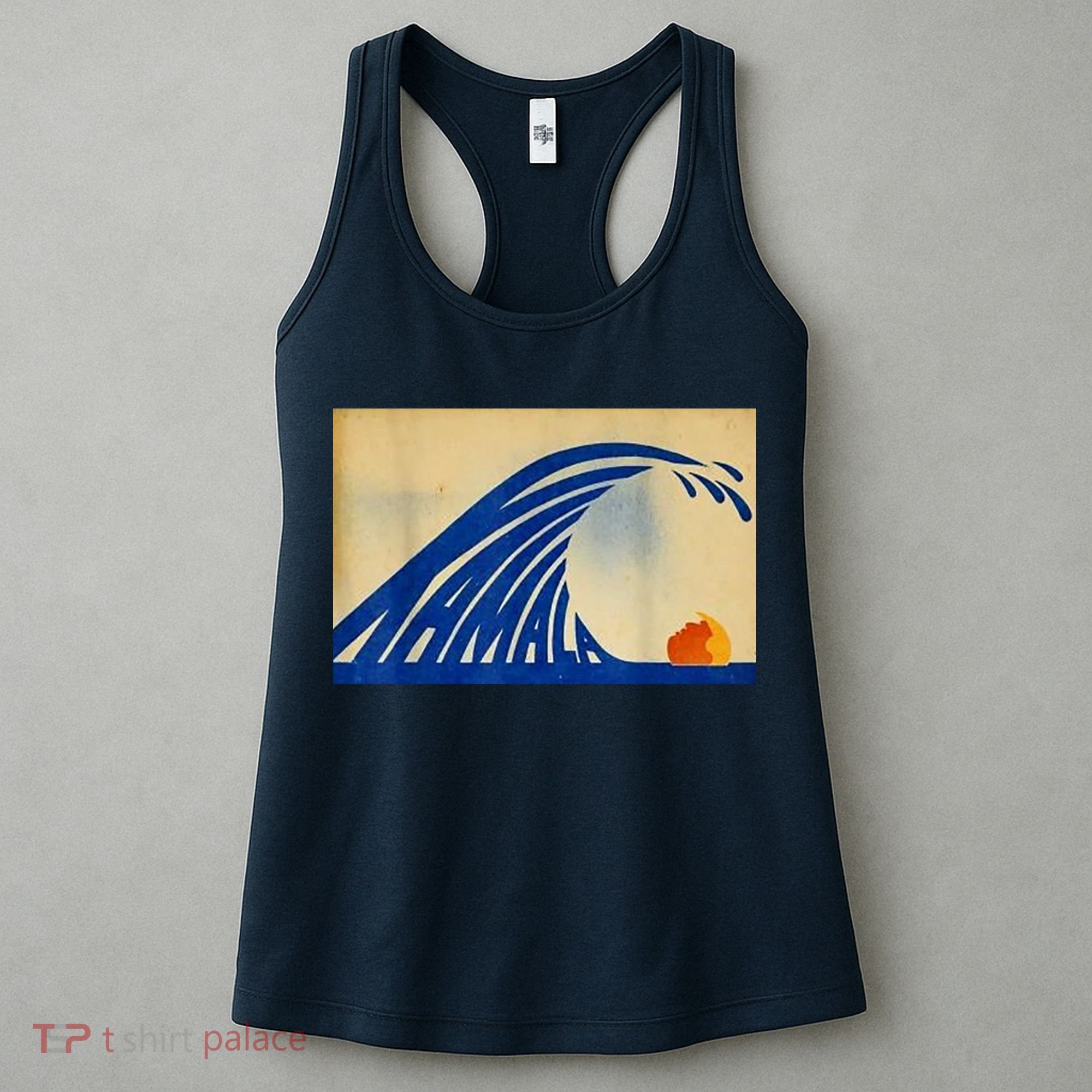 Blue Wave Kamala Funny Anti Trump Women's Tank Top