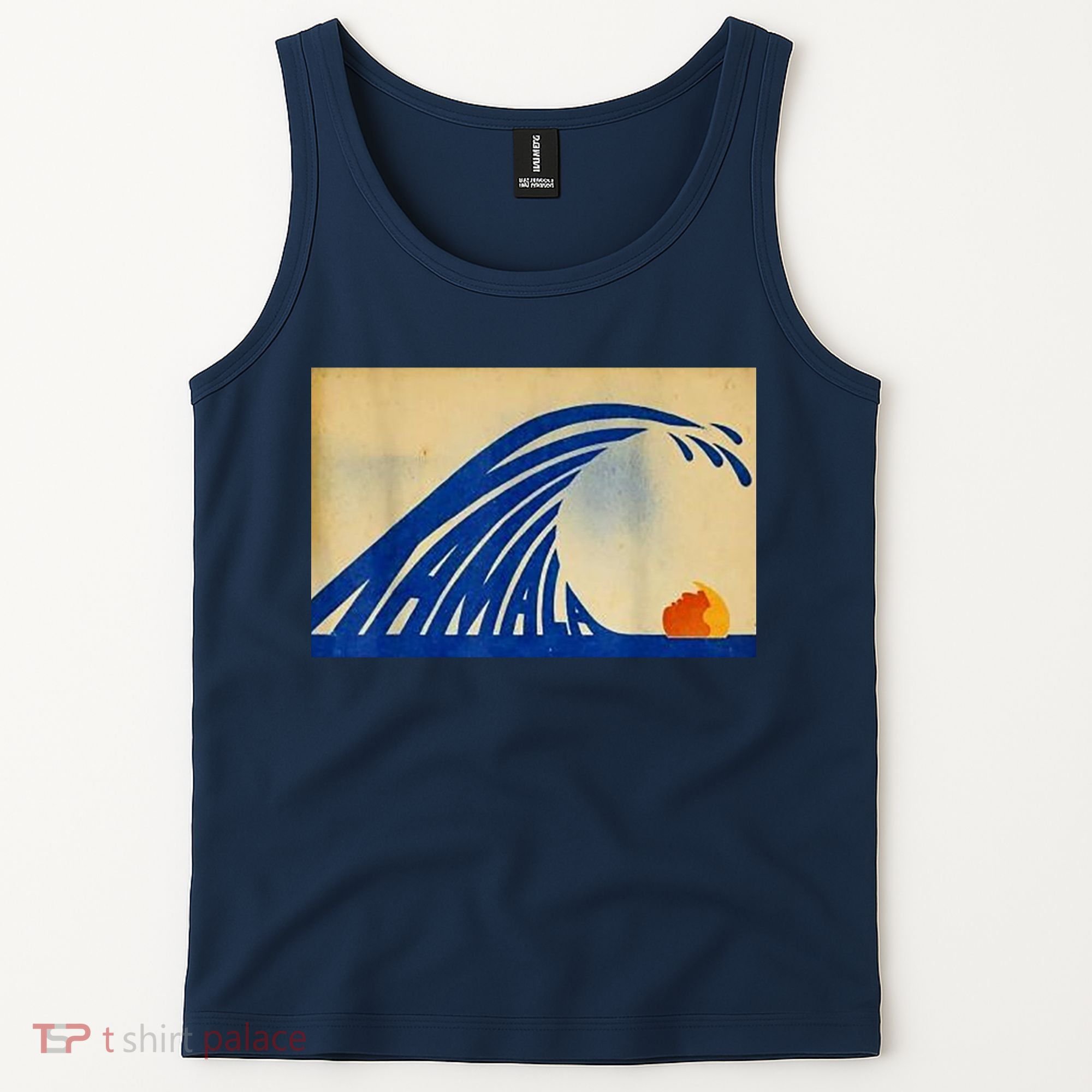Blue Wave Kamala Funny Anti Trump Tank Top