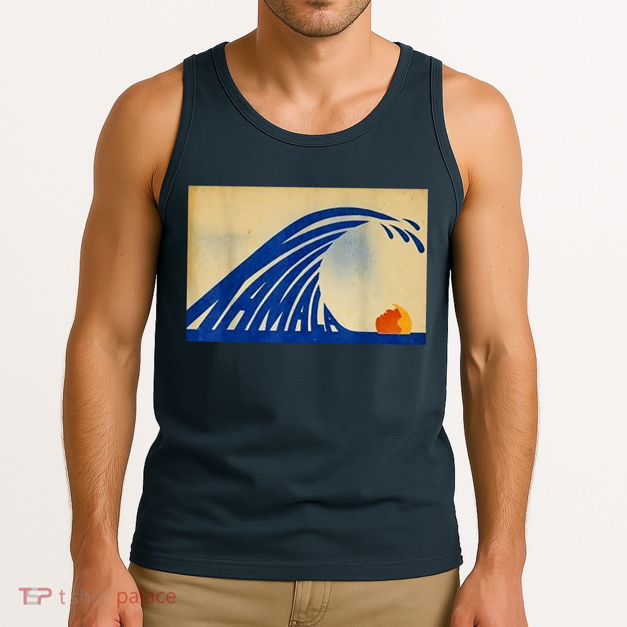 Blue Wave Kamala Funny Anti Trump Tank Top