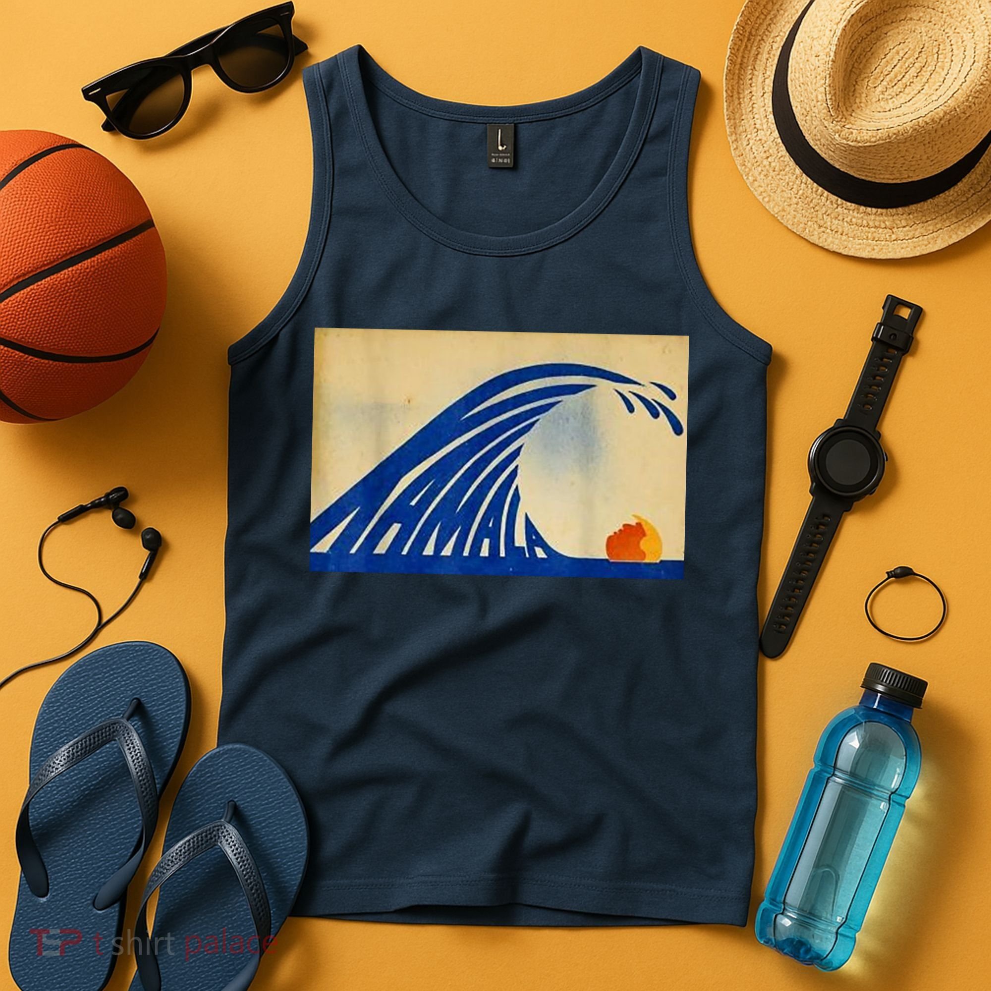 Blue Wave Kamala Funny Anti Trump Tank Top