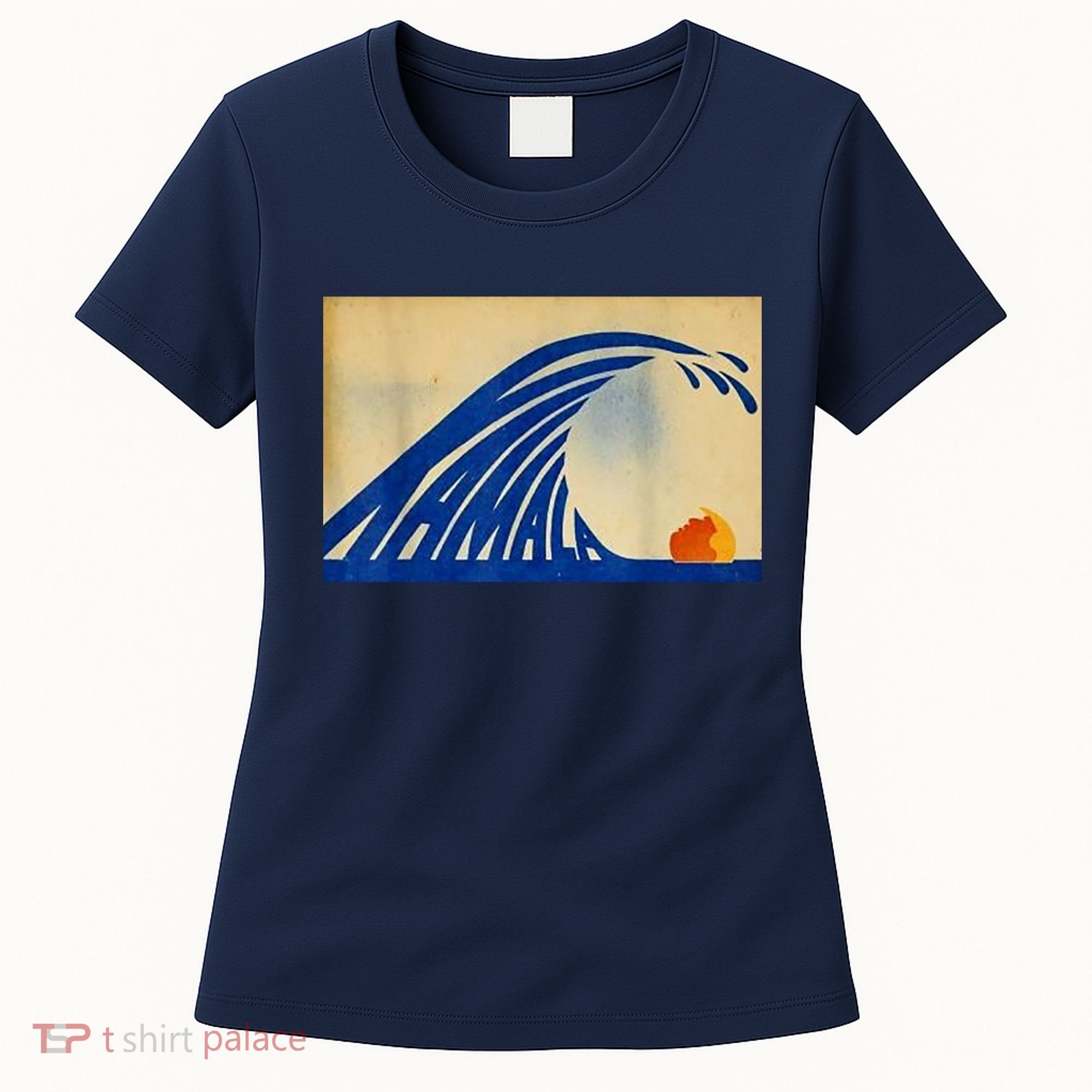 Blue Wave Kamala Funny Anti Trump Women's T-Shirt