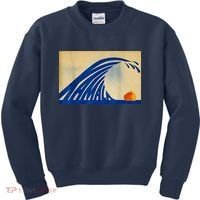 Blue Wave Kamala Funny Anti Trump Kids Sweatshirt thumb 0