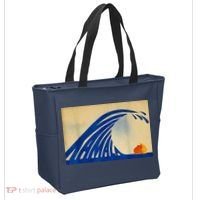 Blue Wave Kamala Funny Anti Trump Tote Bag thumb 2