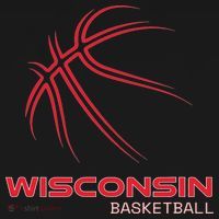 Basketball Wi Love The Badger State Souvenir Wisconsin Hoops Mousepad thumb 1