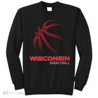 Basketball WI Love The Badger State Souvenir Wisconsin Hoops Sweatshirt thumb 0