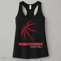 Basketball WI Love The Badger State Souvenir Wisconsin Hoops Women's Tank Top thumb 3