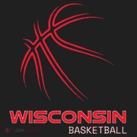 Basketball WI Love The Badger State Souvenir Wisconsin Hoops Golf Towel thumb 3