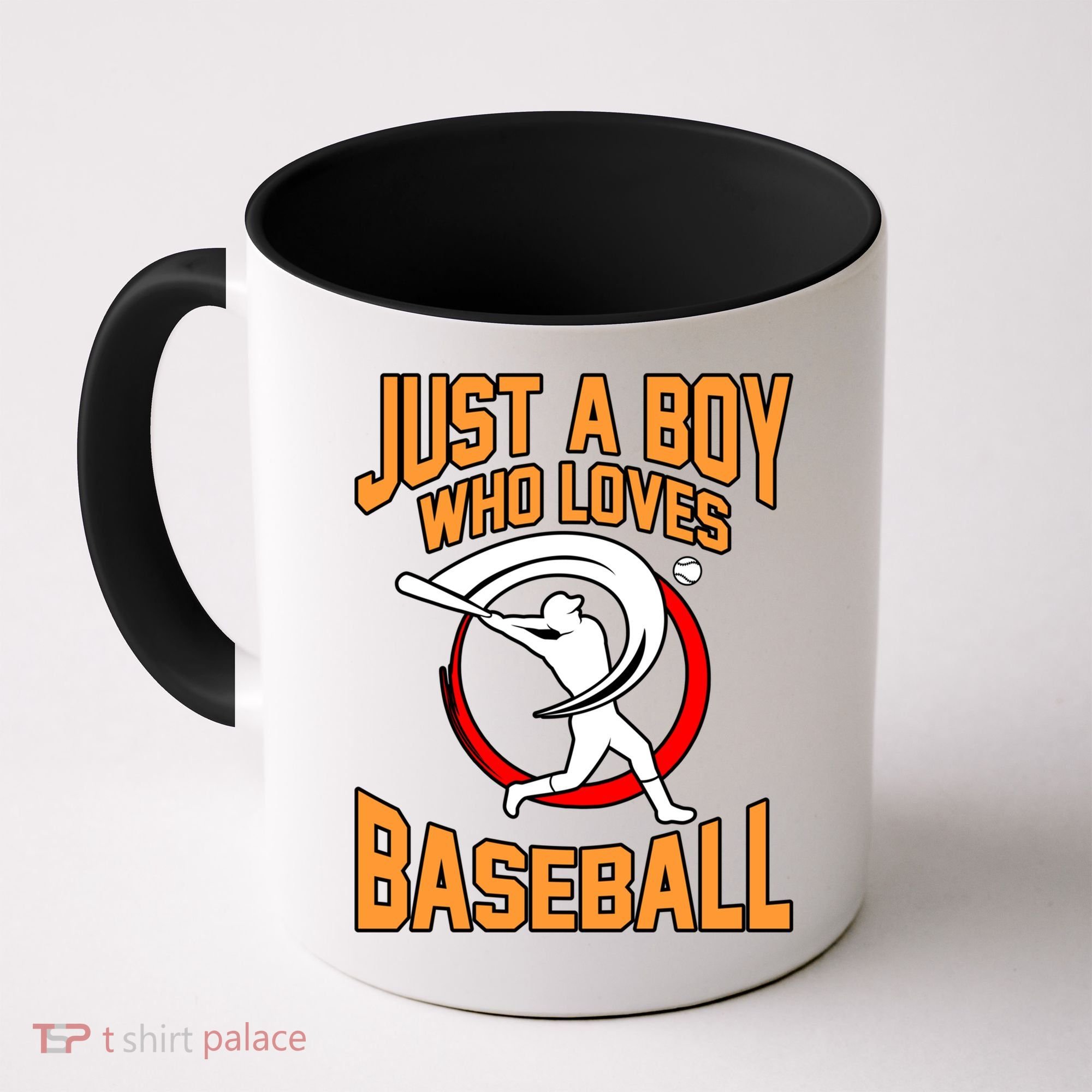Boy Who Loves Baseball Sports Player Lover Coach Graphic Gift Coffee Mug