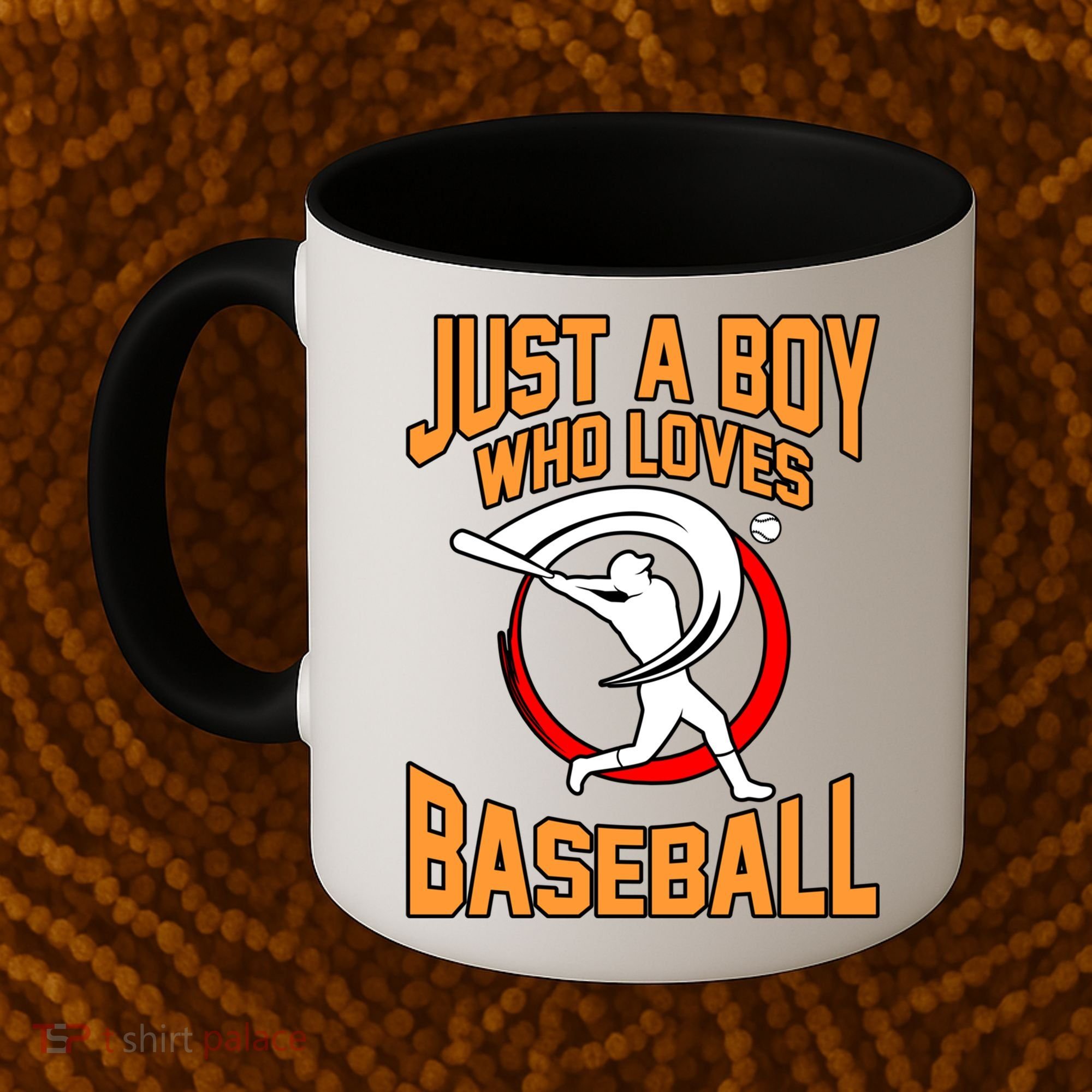 Boy Who Loves Baseball Sports Player Lover Coach Graphic Gift Coffee Mug