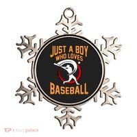 Boy Who Loves Baseball Sports Player Lover Coach Graphic Gift Ornament thumb 0