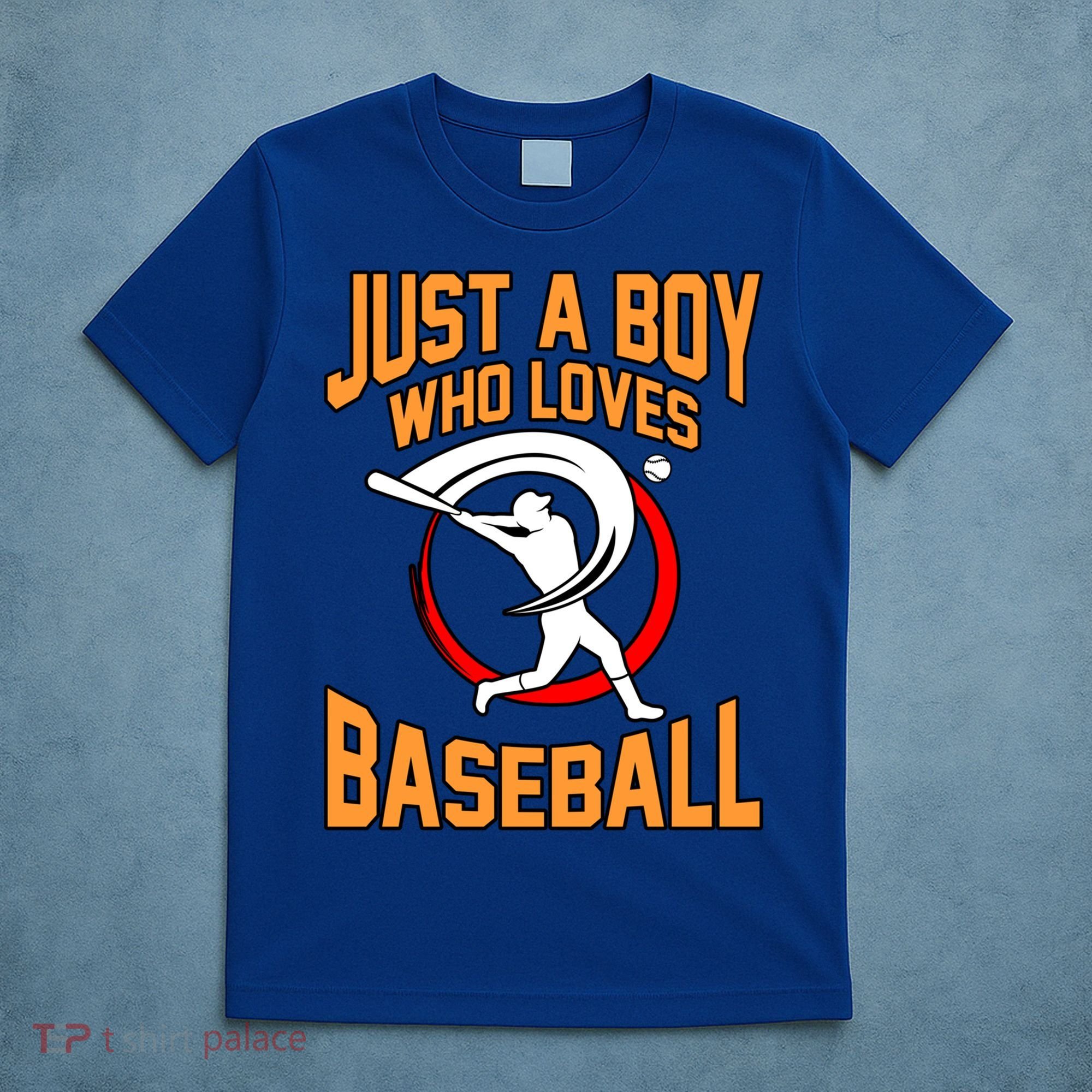 Boy Who Loves Baseball Sports Player Lover Coach Graphic Gift T-Shirt