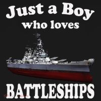 Boy Who Loves Battleship Uss New Jersey Bb62 Ww2 Warship Doggie Tank thumb 4